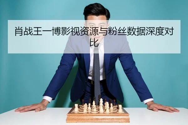 肖战王一博影视资源与粉丝数据深度对比